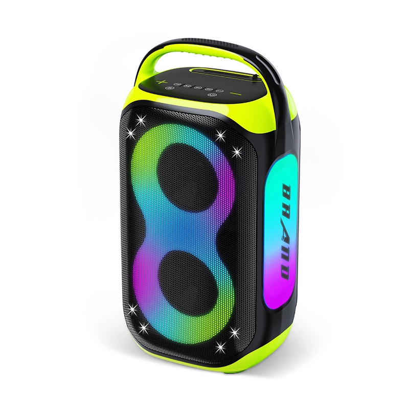 ลำโพงพกพา 60 วัตต์ พร้อมวูฟเฟอร์คู่ขนาด 5 นิ้ว และไฟ LED ส่องสว่างรอบทิศทาง | Deluxe AV AP-2531 1