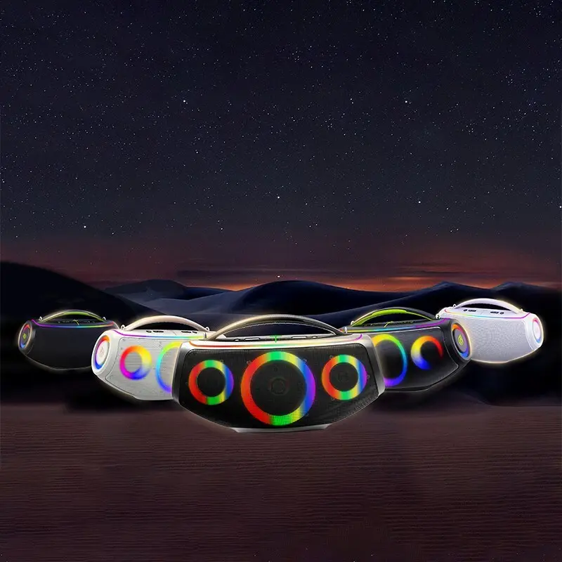 Powered Outdoor Bluetooth Speakers by DELUXE AV 4