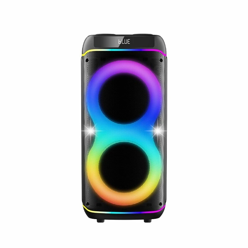 100W Party Speaker with Dual 8″ Woofers and Infinity LED Light | Deluxe AV AP-2805B 1
