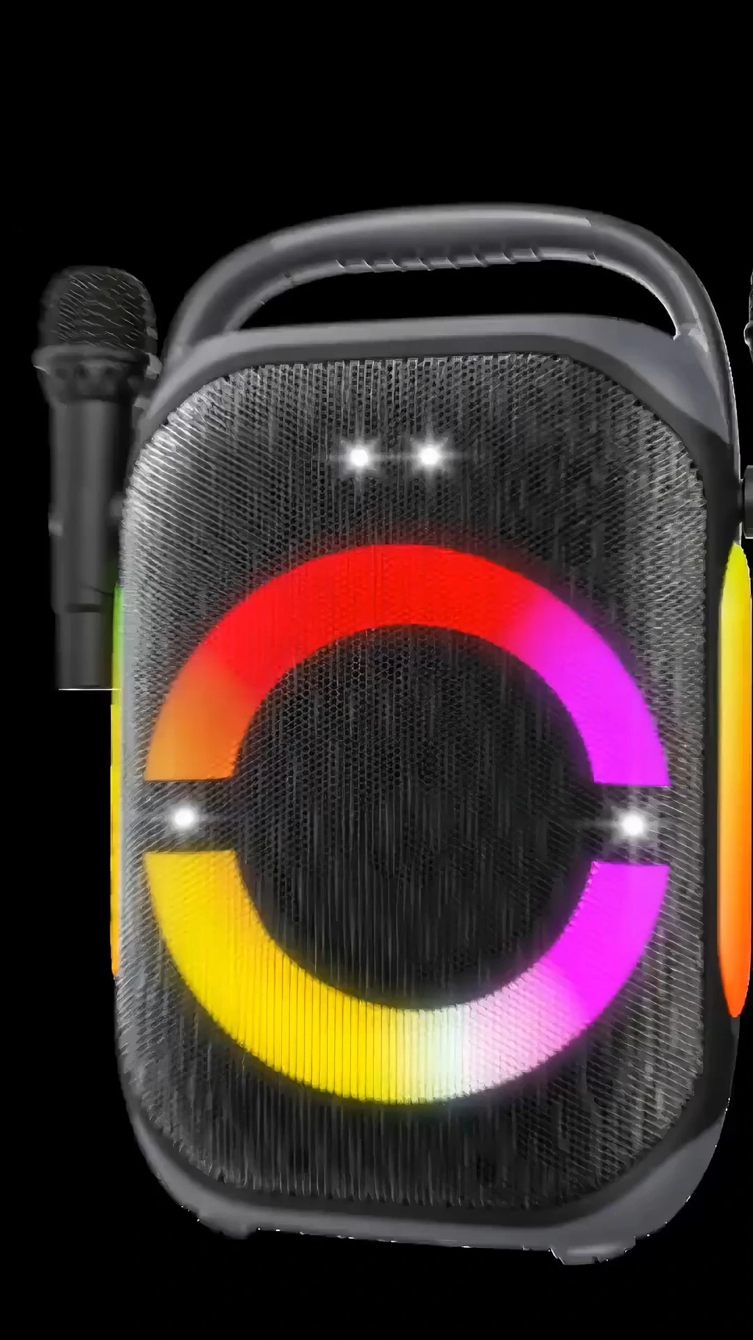 ลำโพงพกพา 60 วัตต์ พร้อมวูฟเฟอร์ขนาด 6.5 นิ้ว และไฟกลิ้ง | Deluxe AV AP-2607D 1