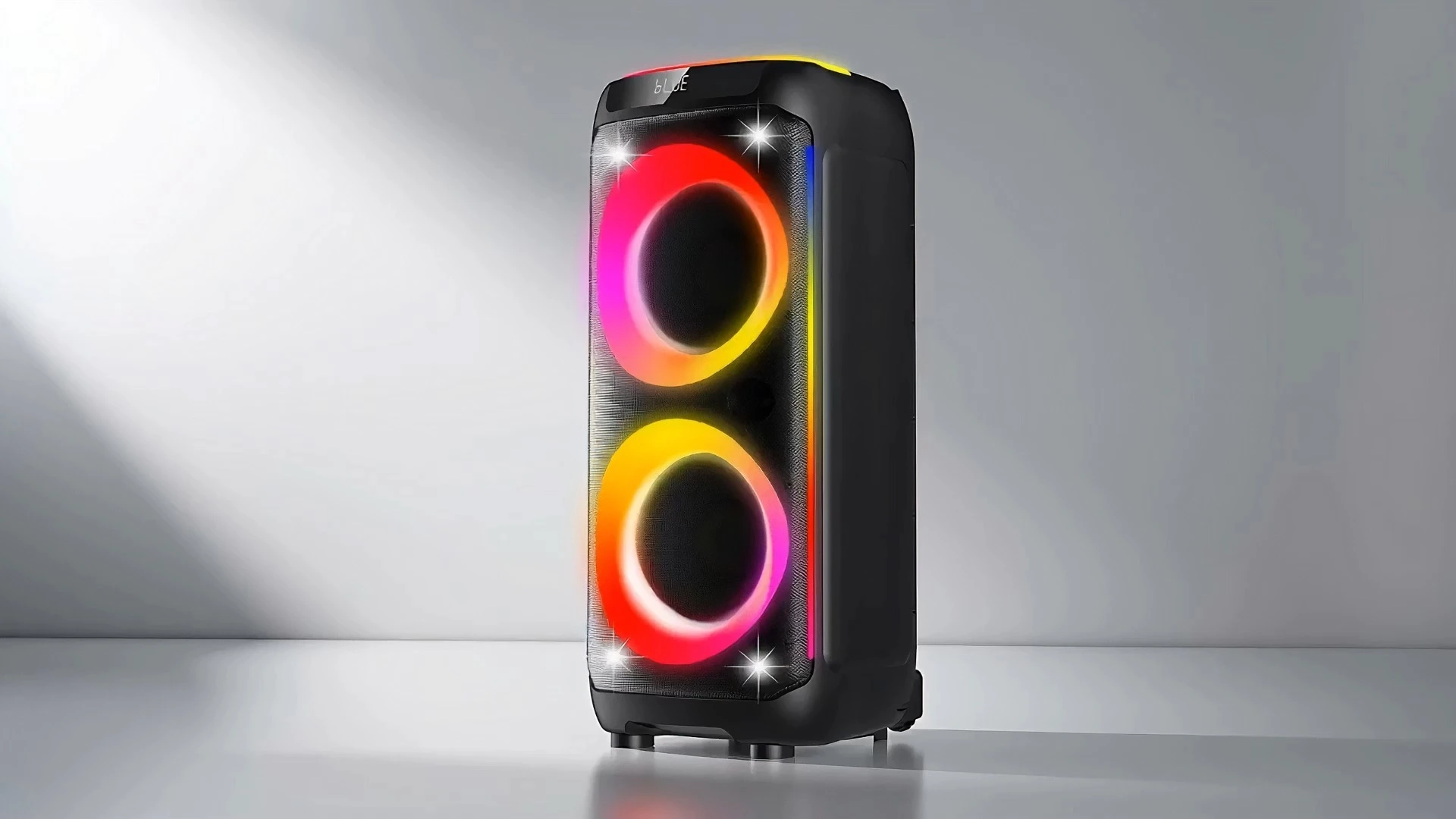 60W Portable Karaoke Bluetooth Speaker with Dual 6.5″ Woofers | Deluxe AV AP-2621B 1