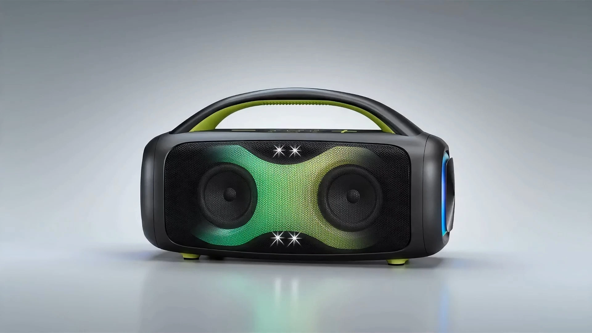 50W Portable Bluetooth Speaker with Dual 4″ woofers |Deluxe AV AP-W181 1