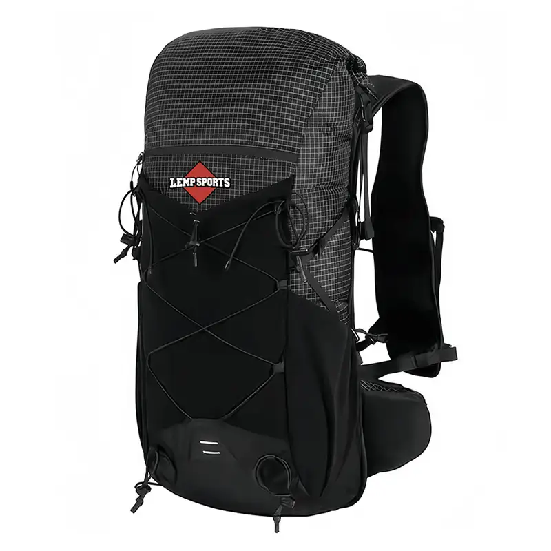 210D Ripstop Nylon Backpack, Low-Profile Hiking Bag, Multi-Mount Point Backpack 1