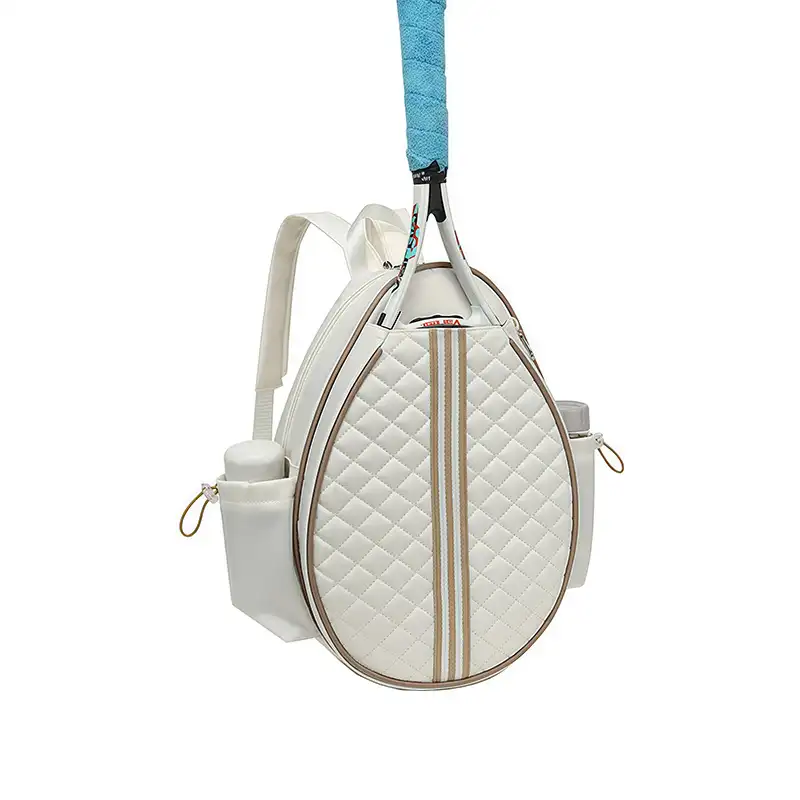 Stilvolle gesteppte Tennis-Padel-Pickleball-Schlägertasche mit umwandelbaren Trageoptionen RLP2320