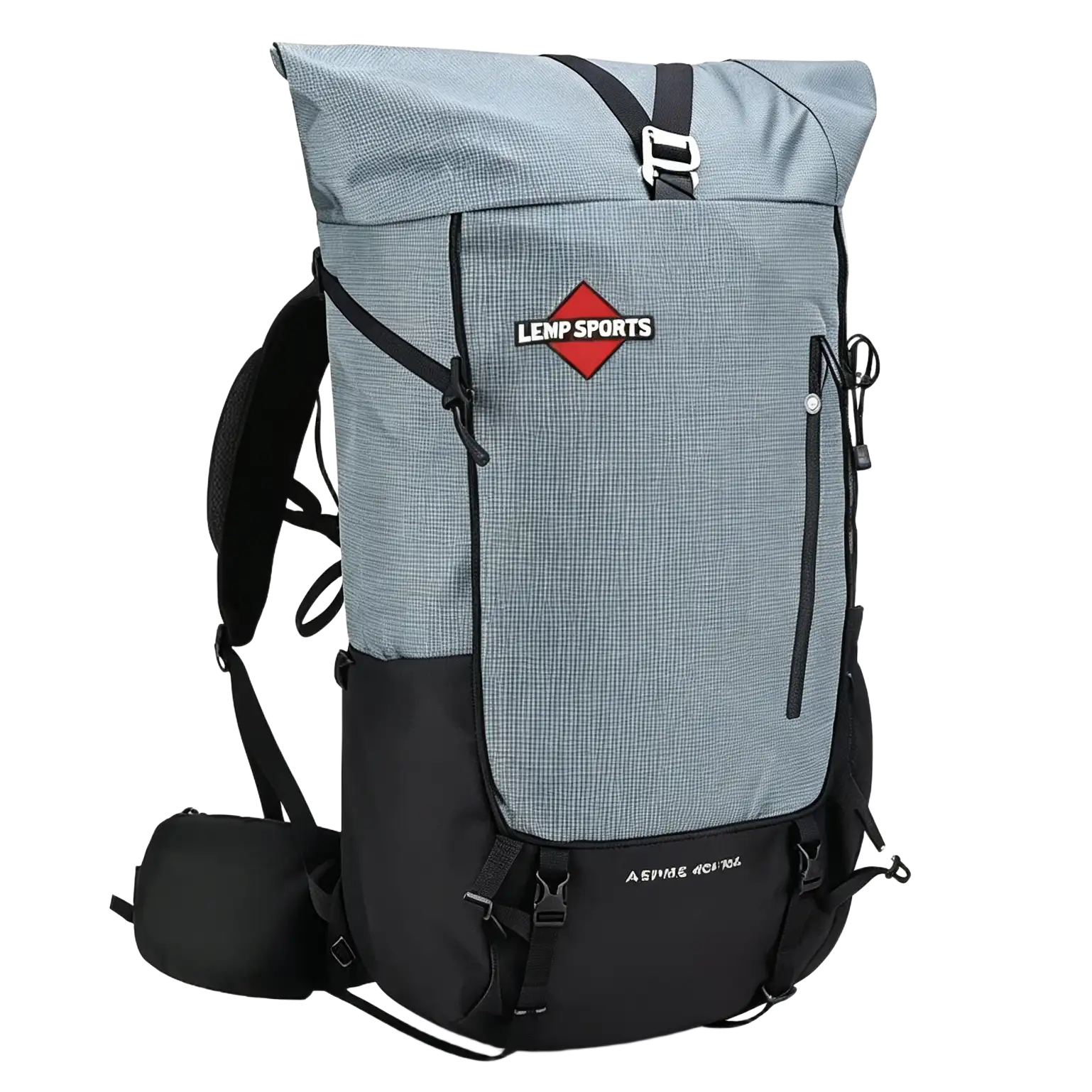 40L+10L erweiterbarer, wasserdichter Wanderrucksack aus Cordura und leichtem Nylon mit ergonomischem Tragesystem 1