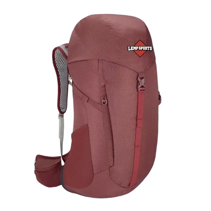 Sac à dos bandoulière ultra-léger et ventilé, sac de randonnée déperlant avec housse de pluie, sangle de poitrine stabilisatrice, porte-bâtons de trekking. 1