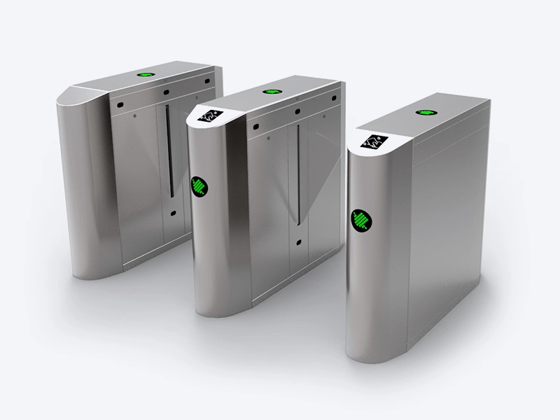 F205 Fastlane flap barrier gate office building entrance access control system 1