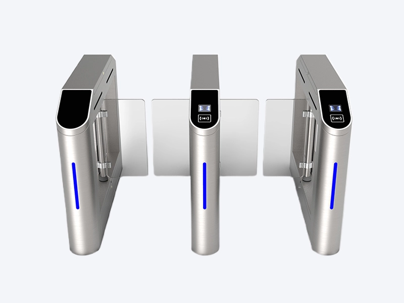 BLS-S405 Premium Automatic Swing Barrier Turnstiles For Office Lobby Entrance 1