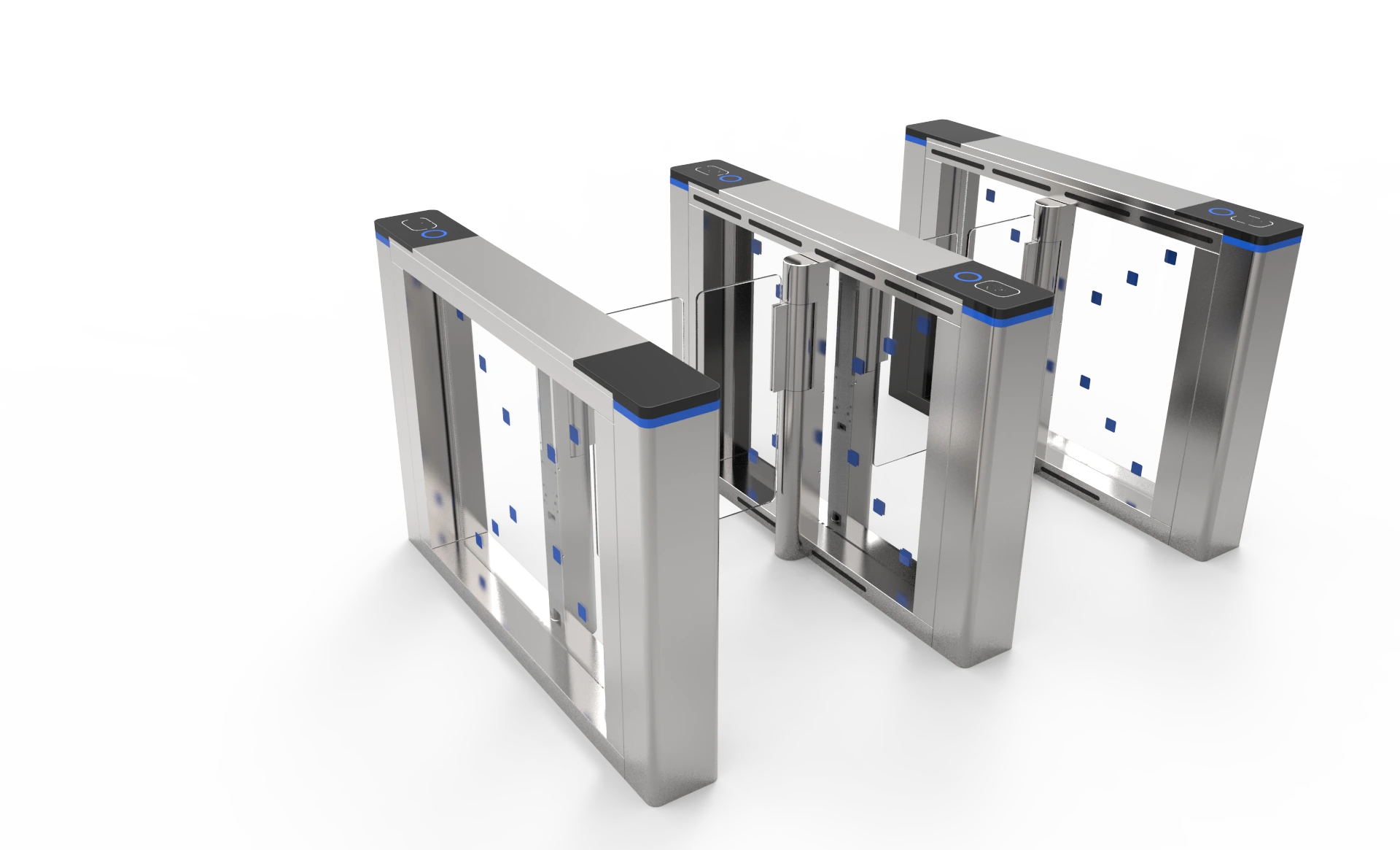 High Speed Gate Lobby Turnstile Facial Security Entrance Solution BLS-HS303 1