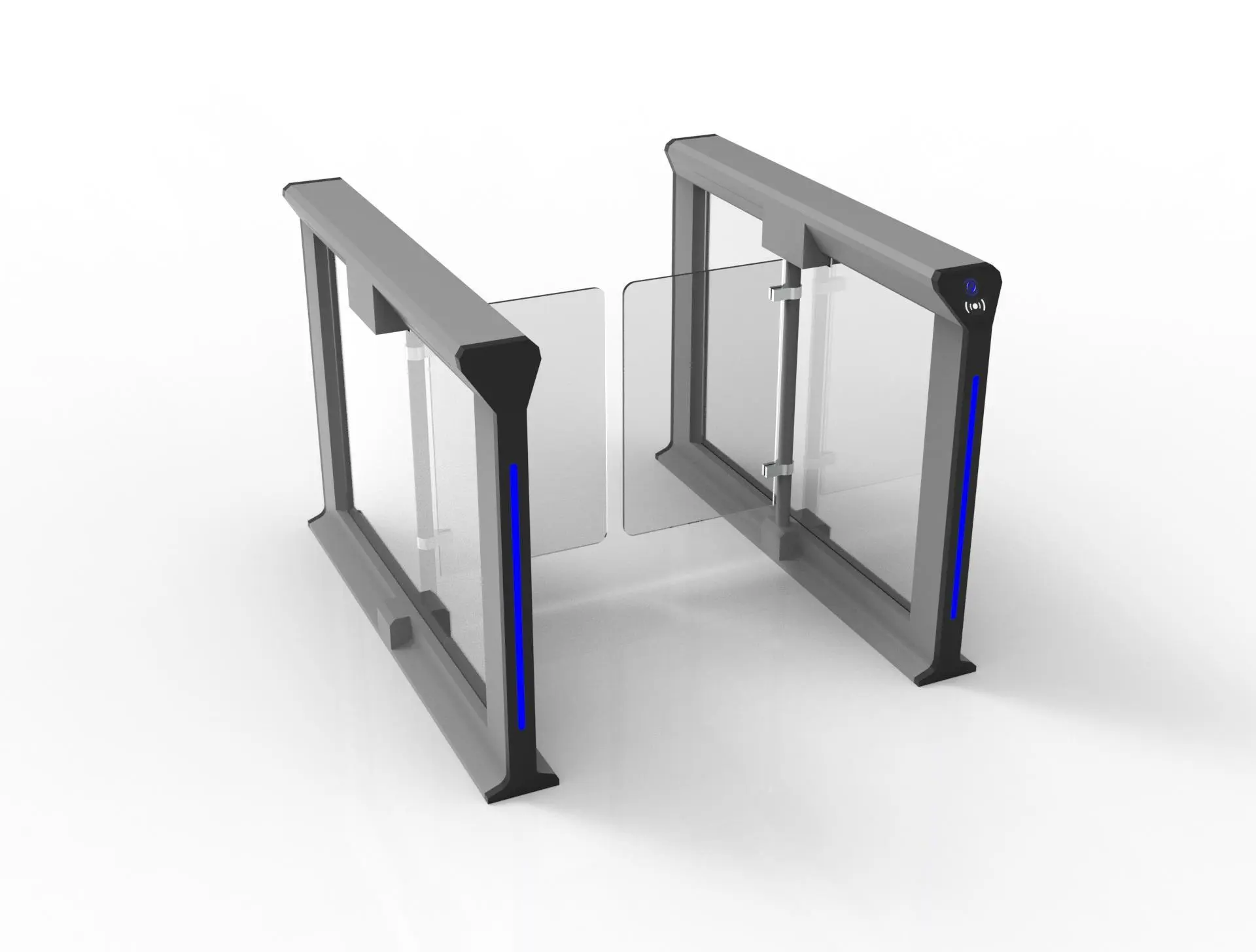 Turnichet batant cu poartă fizică bidirecțională BLS-S601 1