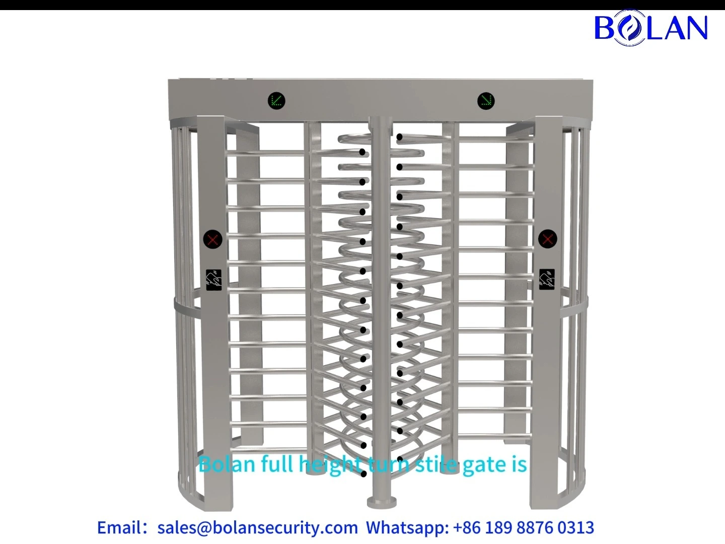 Dispozitiv de control al accesului pentru poartă cu două canale, complet înalt, BLS-FH58D 1