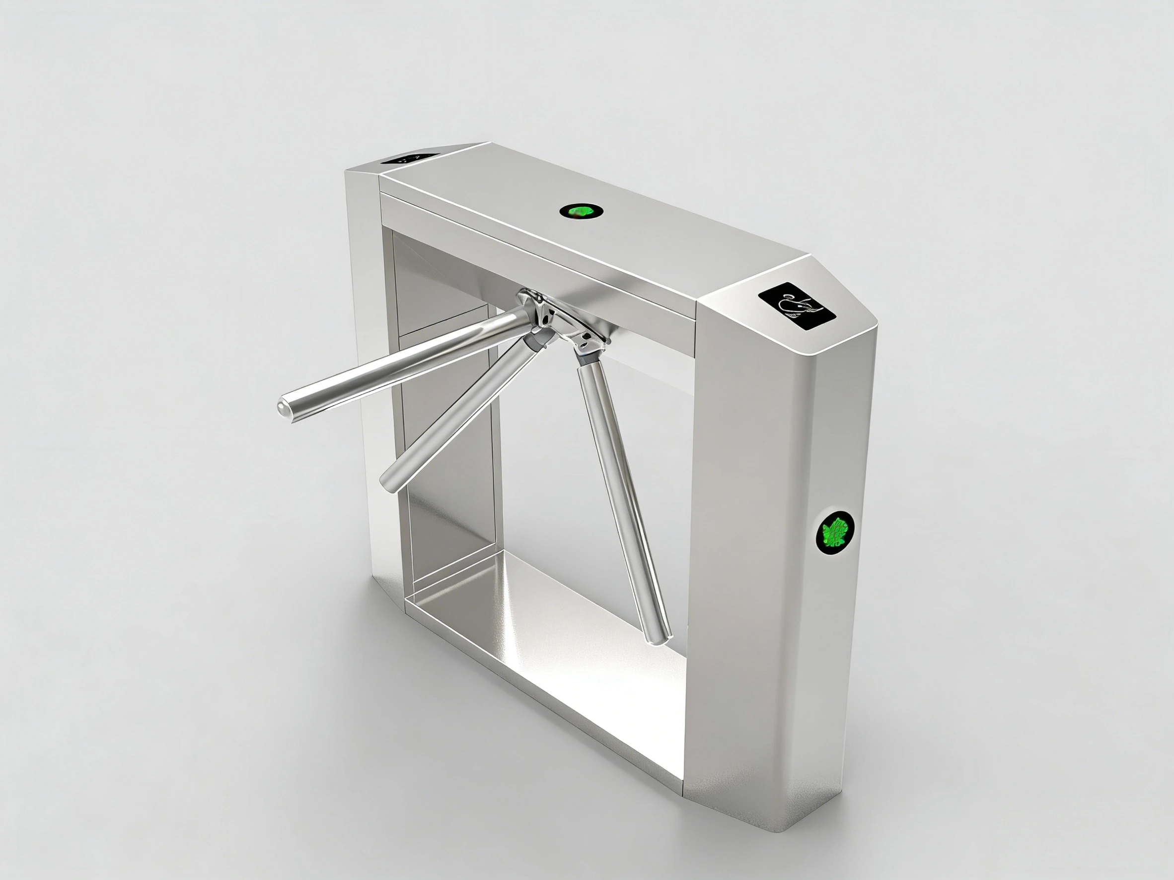 Мощный штативный турникет безопасности с распознаванием отпечатков пальцев BLS-T302 1