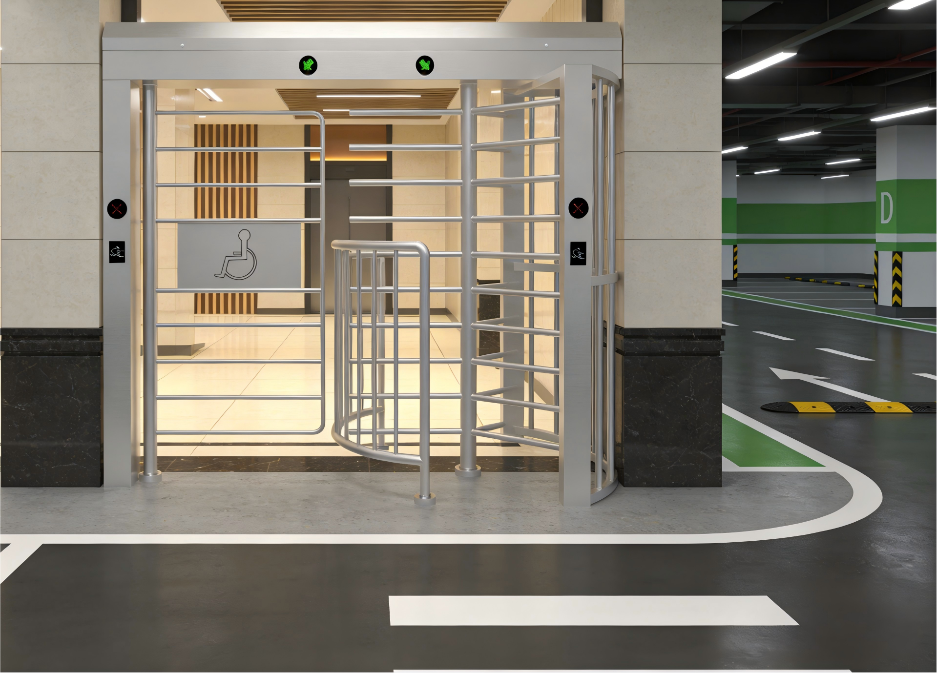 Inclusive Access Control: Meeting ADA and European Standards with Wider Turnstile Lanes
