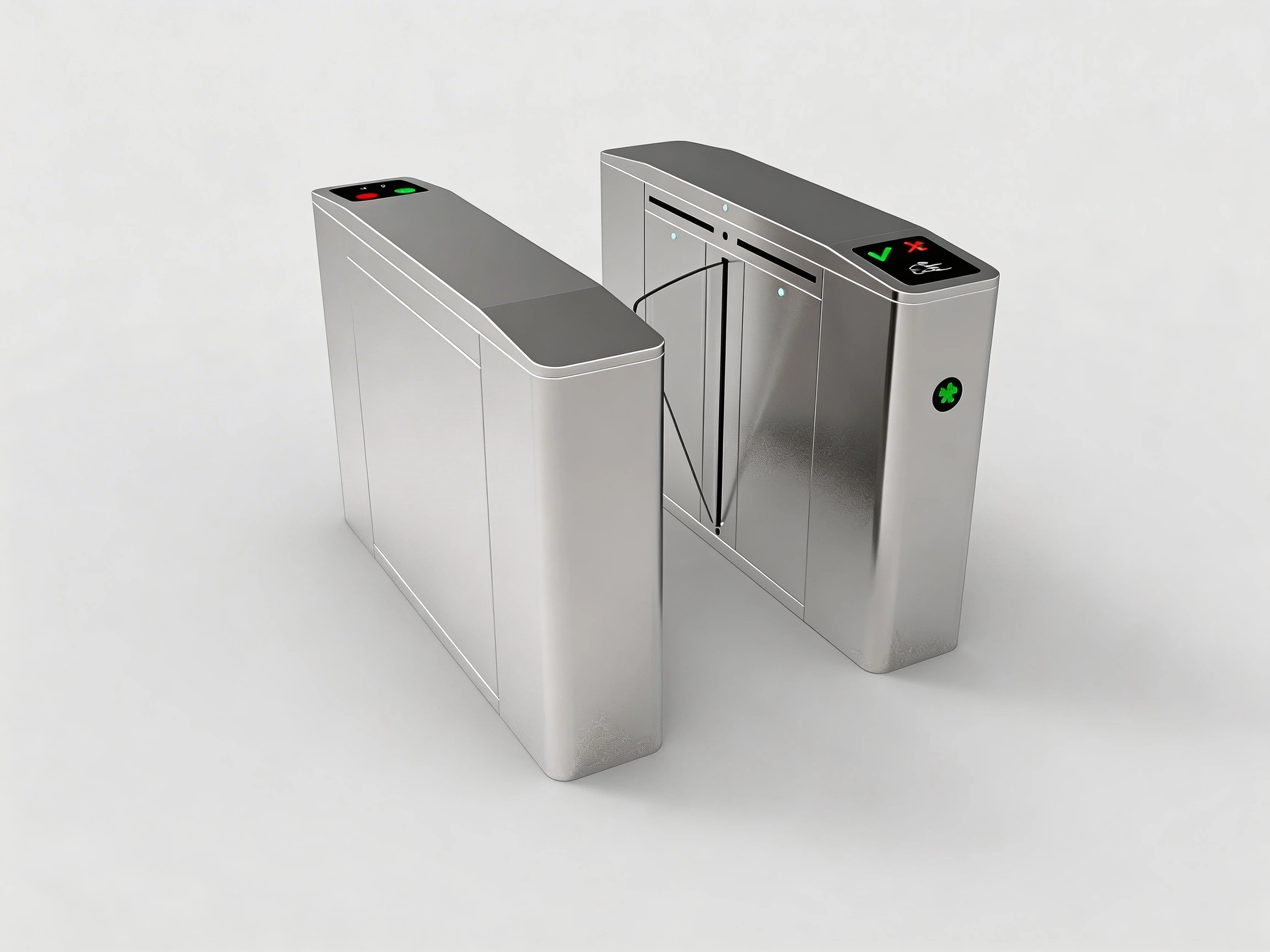 Tourniquet à battant anti-collision fonctionnel pour la sécurité des entrées BLS-F208 1