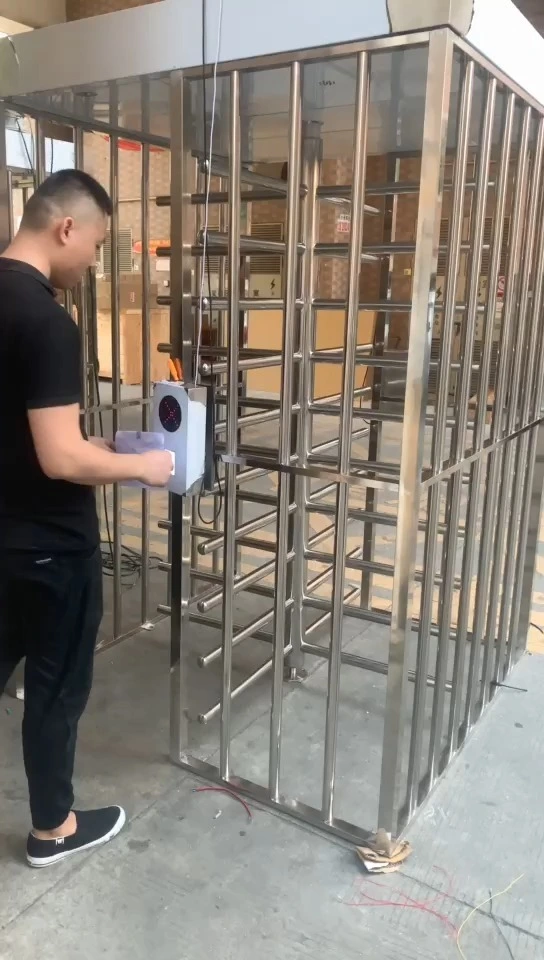 Turnichet exterior cu înălțime completă și soluții de securitate pentru cititor de carduri BLS-FH56 1