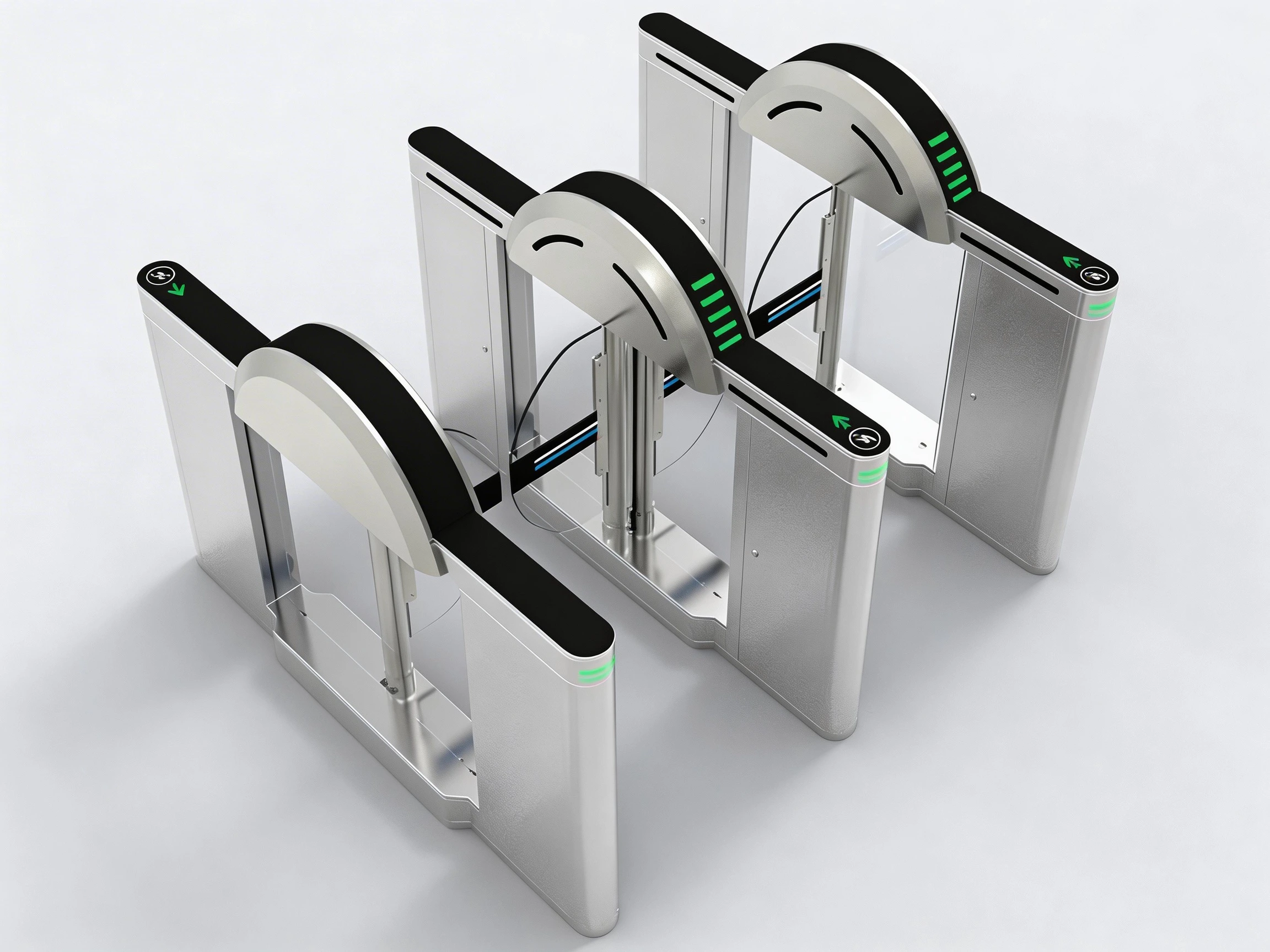 Stainless Steel Speed Turnstile Pedestrian Security Gate Access Control BLS-HS336 1