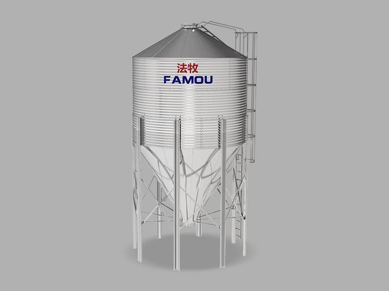 Silo galvanizado para almacenamiento de alimento para ganado y aves de corral 1