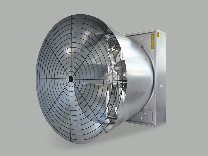 Ventilador de cono de mariposa para granjas ganaderas cerradas modernas 1