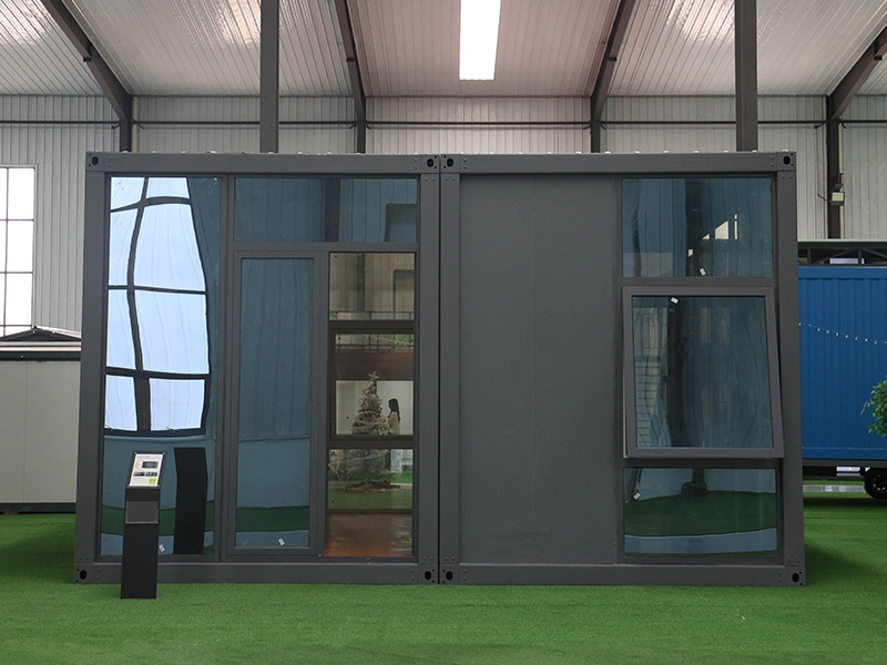 20FT Tall and Wide Quick-Assembly House,,Gray Modular Housing,Suitable for Temporary Accommodation or Office 1
