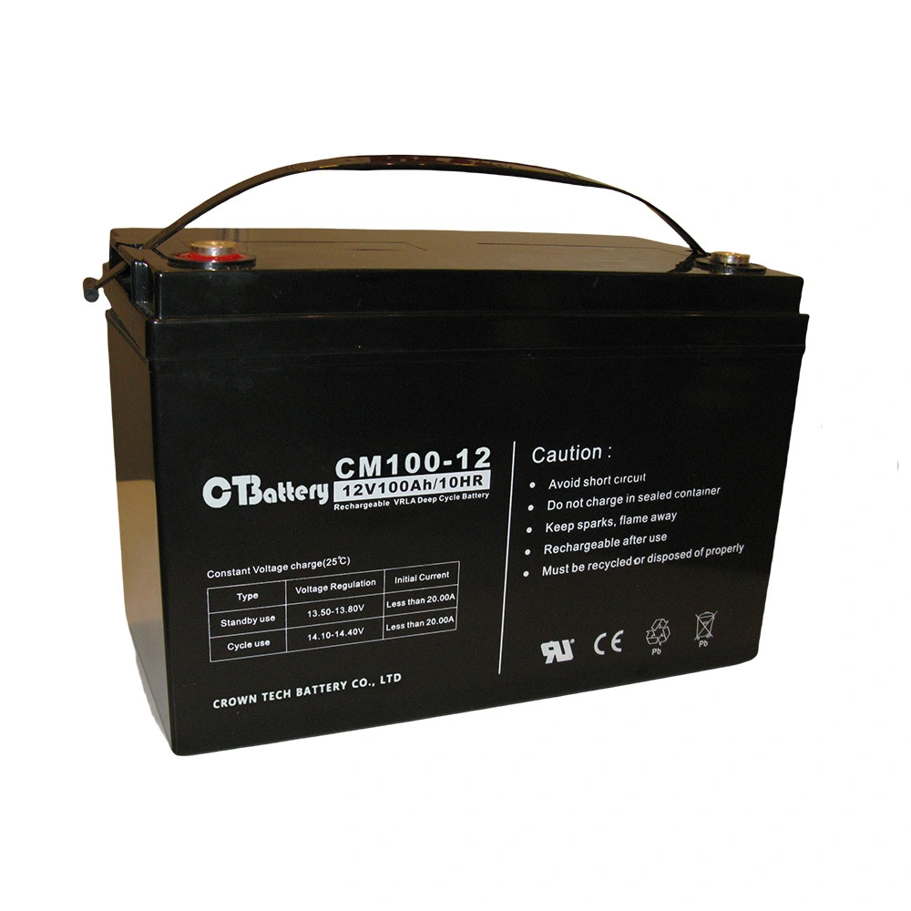 CM100-12 AGM VRLA Batterie 12V 100Ah für Telekommunikation und Solar 1