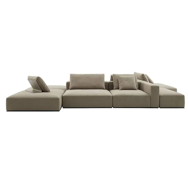 Customizable Modular Fabric Sectional Sofa with Solid Wood Frame--QY-S1625 1