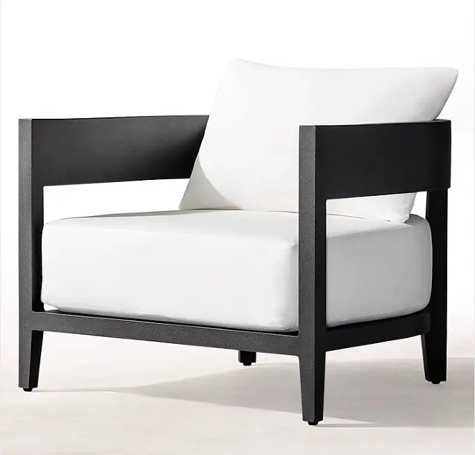 طقم أريكة خارجية بإطار من سبائك الألومنيوم: مقاوم للماء والأشعة فوق البنفسجية، استمتع بحياة ترفيهية فاخرة في فناء منزلك - VB-123 1