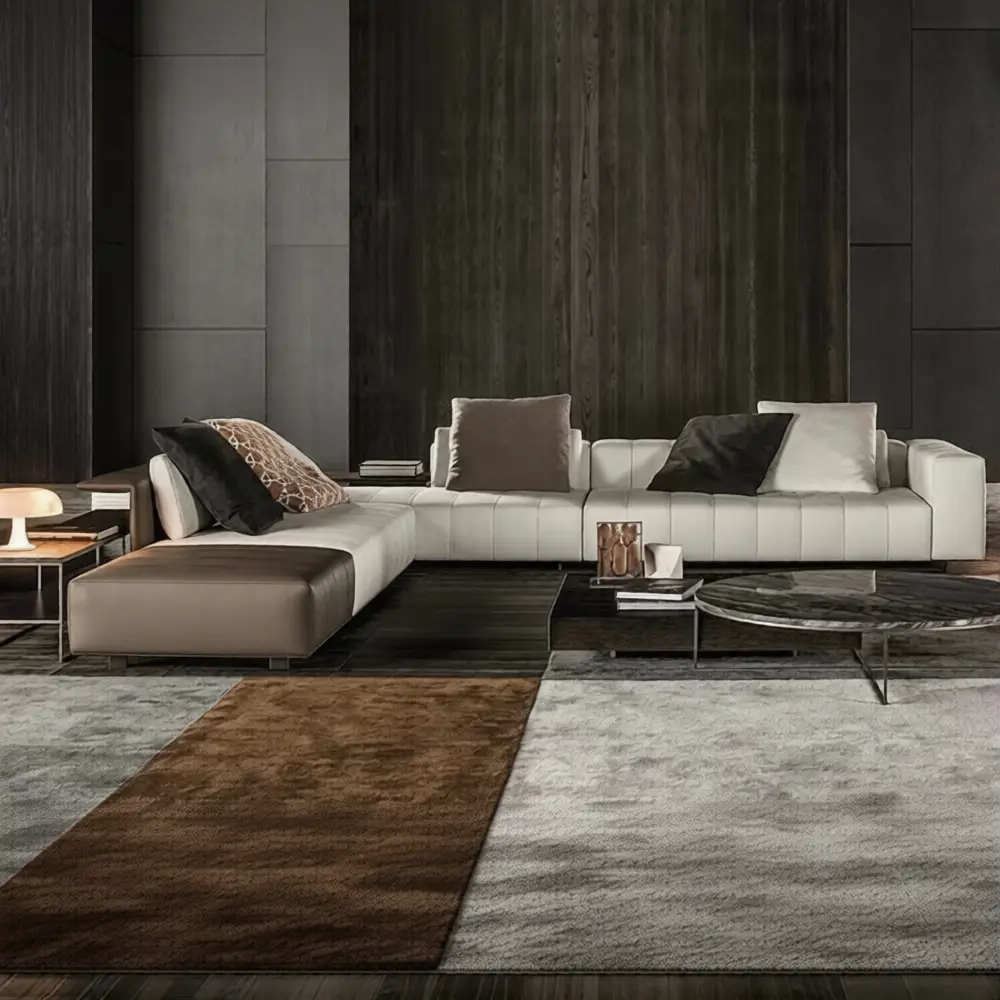 Sofá modular contemporáneo con teclas de piano para el hogar y hoteles - QY-S1142 1