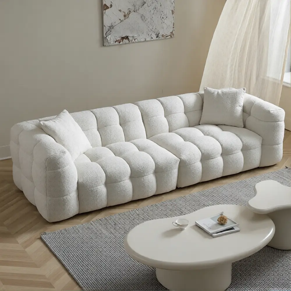 Bubble Marshmallow Sofa Cloud-Like Comfort Solid Wood Frame--QY-S1499 1