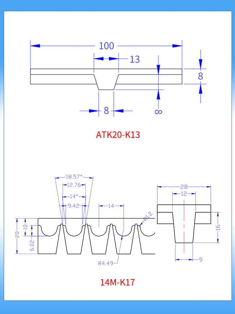 Customized PU timing belt manufacturers From China | Yonghang 12