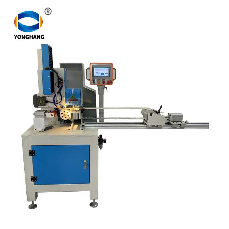 PU timing belt double toothed belts grinding back side grooving making machine 8