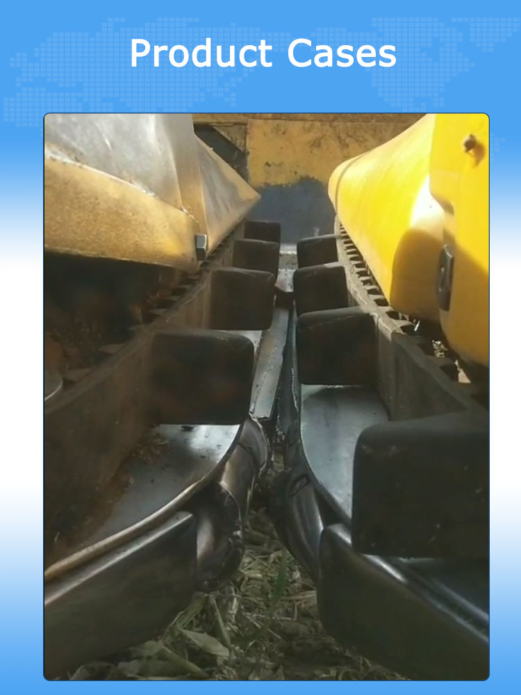 Corn harvester rubber 11 10 8 7 blocks agriculture track timing transport belts for CLAAS Agricultural Equipment 15