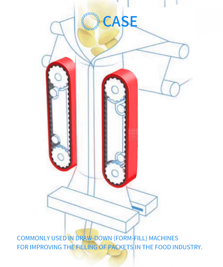 pull belts for film tape packaging