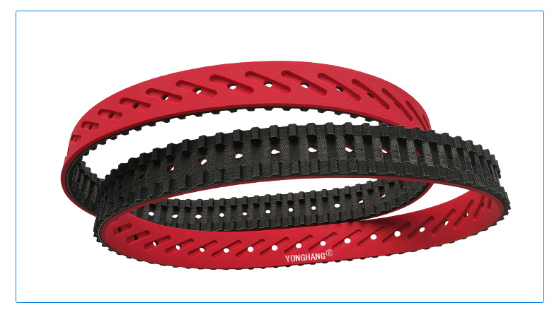 T10-720 timing belt with hole