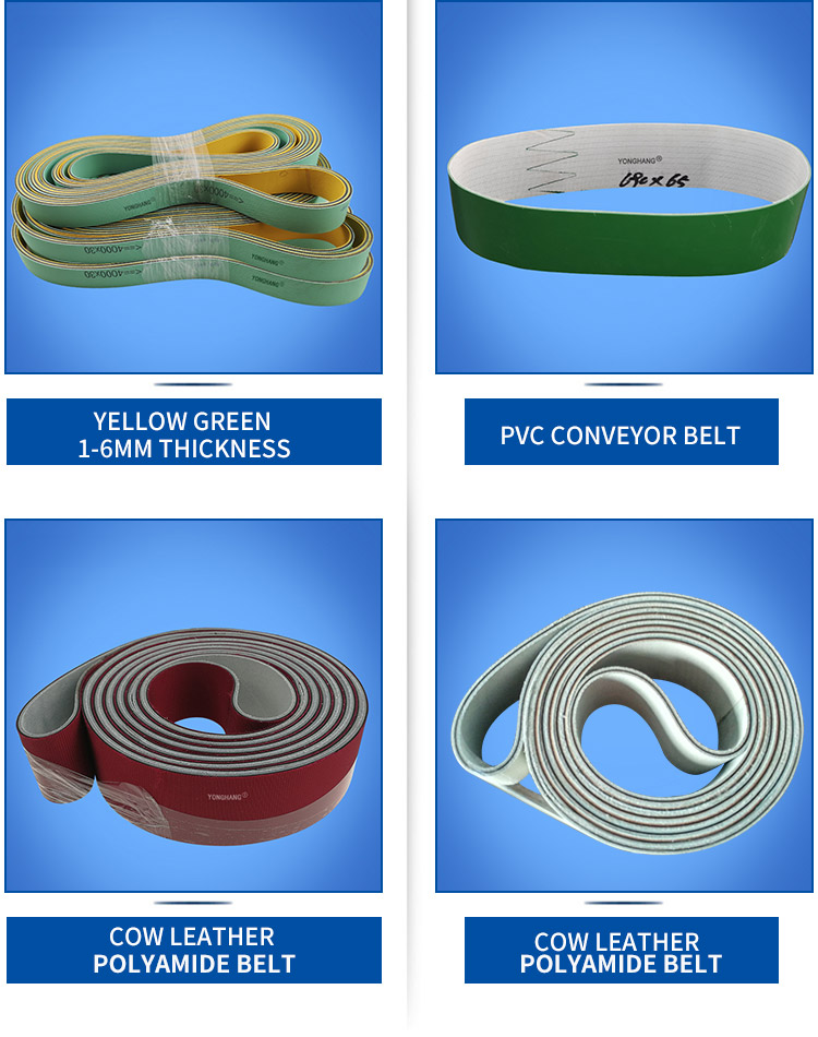 Customized Folder gluer belts with green polyamide manufacturers 13