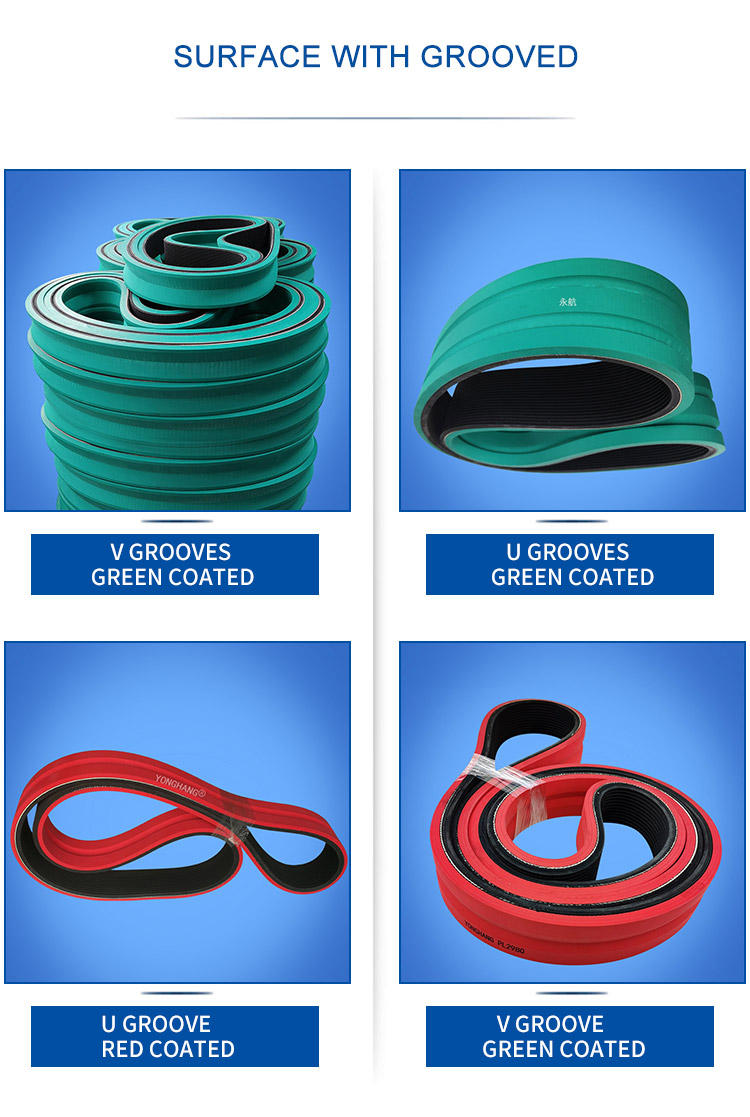 YONGHANG Industrial Rubber Extrusion Belting Caterpillar belt haul-off 11