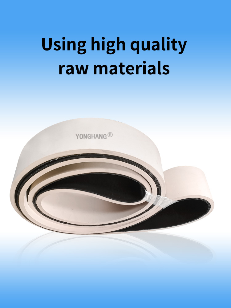 YONGHANG coated rubber extrusion puller belts flat power transmission Belts 9
