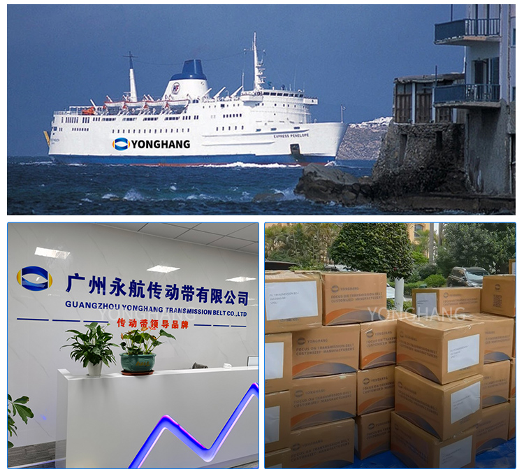 Yonghangbelt rubber coated v belts for woodworking chopstick machine 22