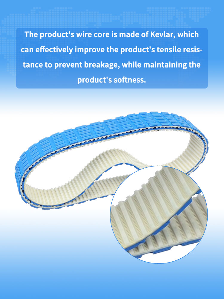 blue silicone coating sausages belts