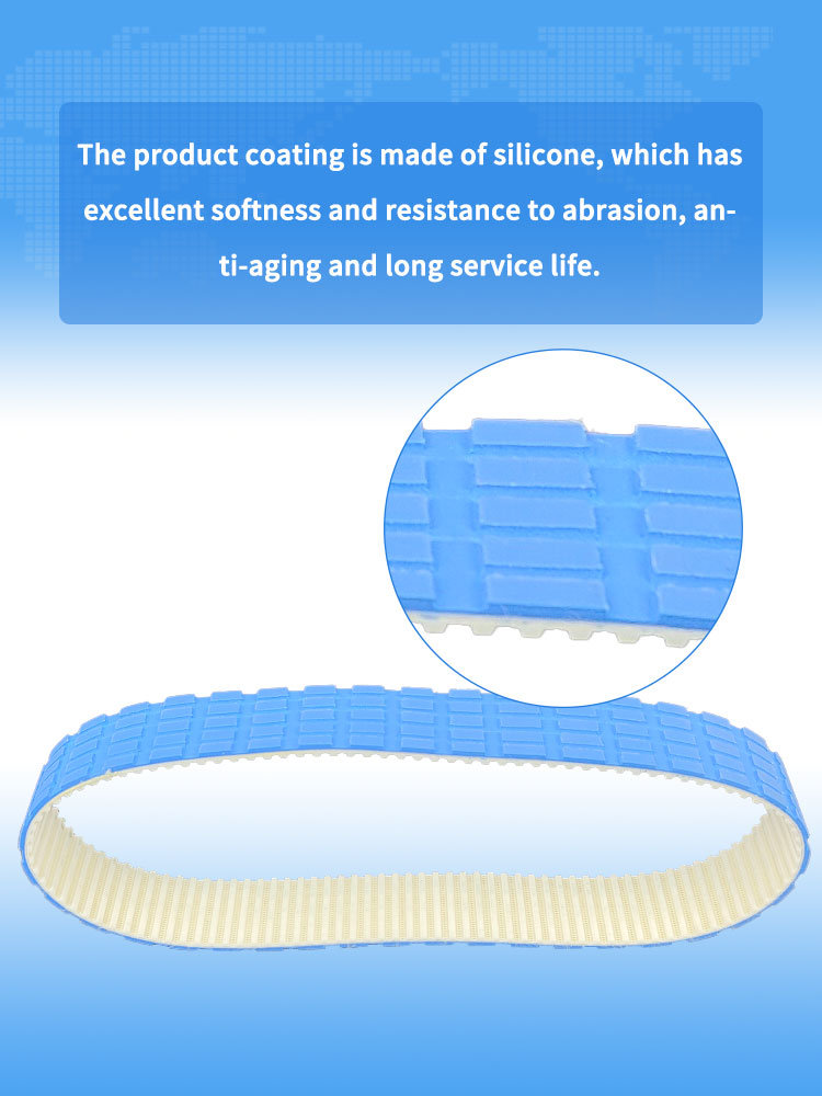 Yonghangbelt New blue silicone coating sausages belts 10