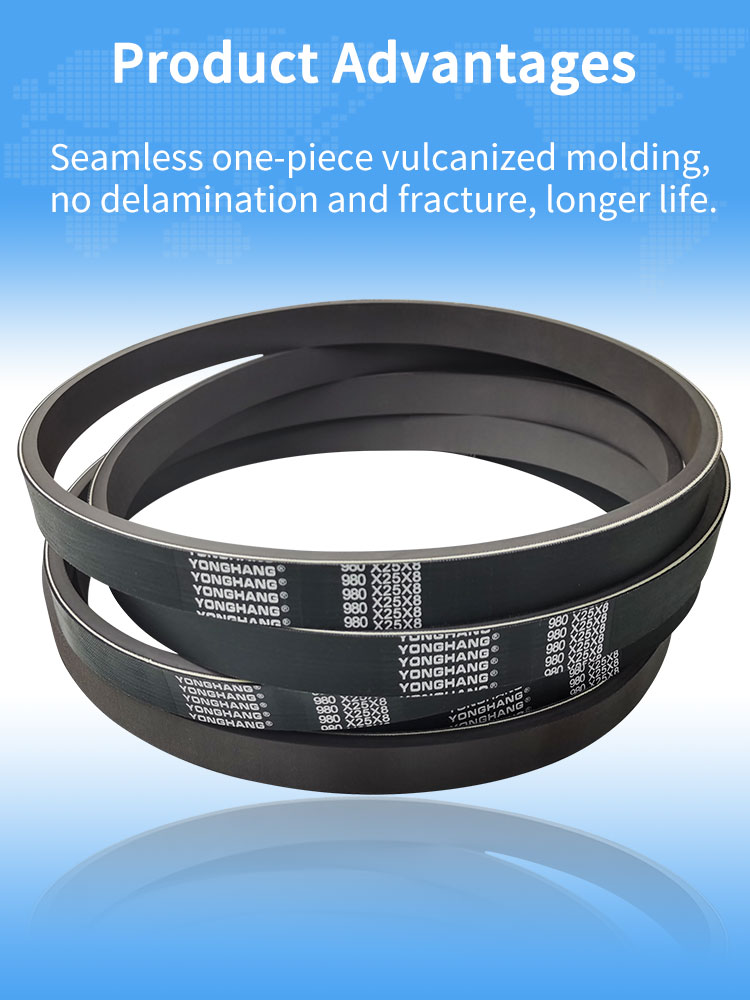 High quality grey Rubber feeder flat belt for folder gluer machine Supplie manufacturers | Yonghang 12