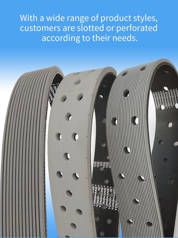 folder glue belts with hole