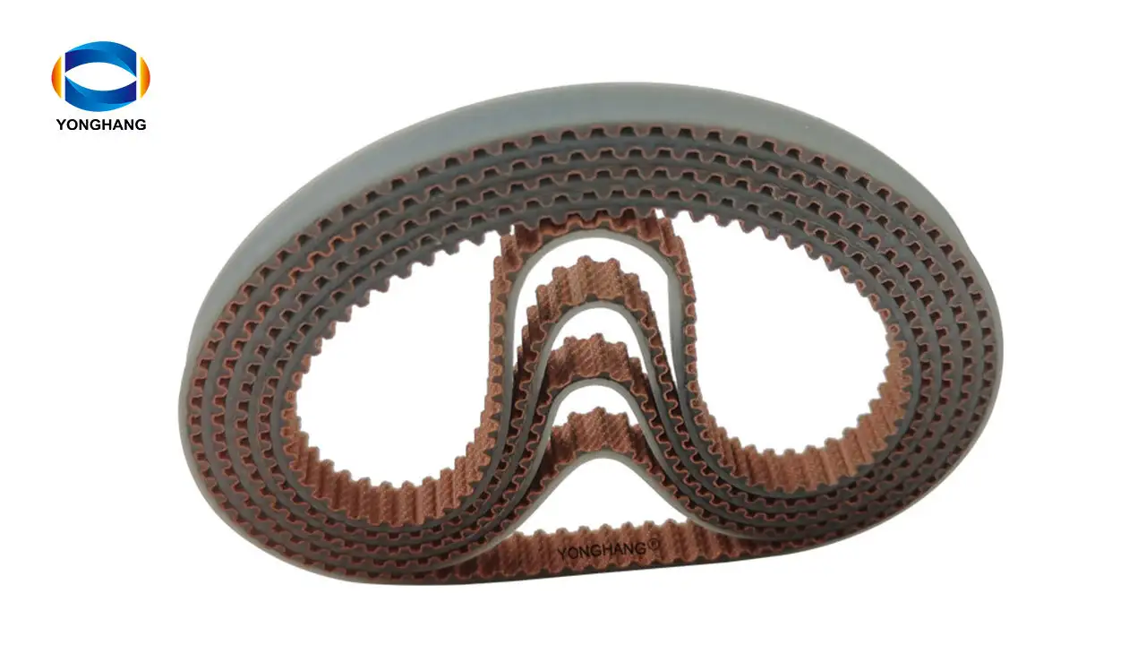 Customized Seamless mould vulcanisation fabric silicone timing belt 1