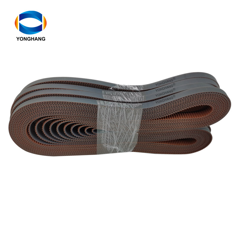 Customized Seamless mould vulcanisation fabric silicone timing belt 9