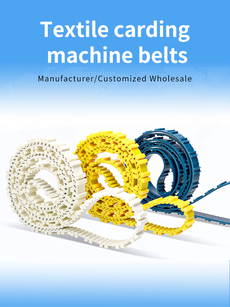 Carding Machine Belts TC03 TC05  TC06, TC07, TC10, TC11, TC12, T10 toothed endless yellow dot coated timing belt 8
