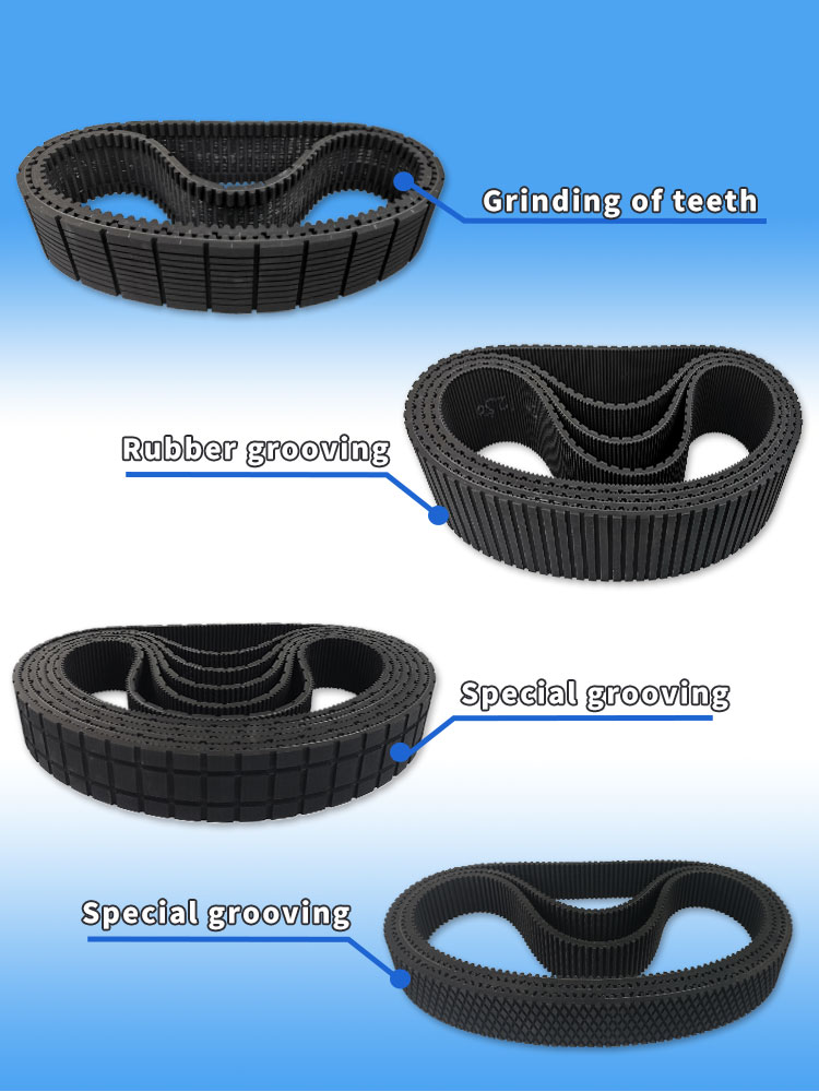 Yonghangbelt superior grip rubber timing track belts for Glass curtain wall Climbing cleaning robot 12