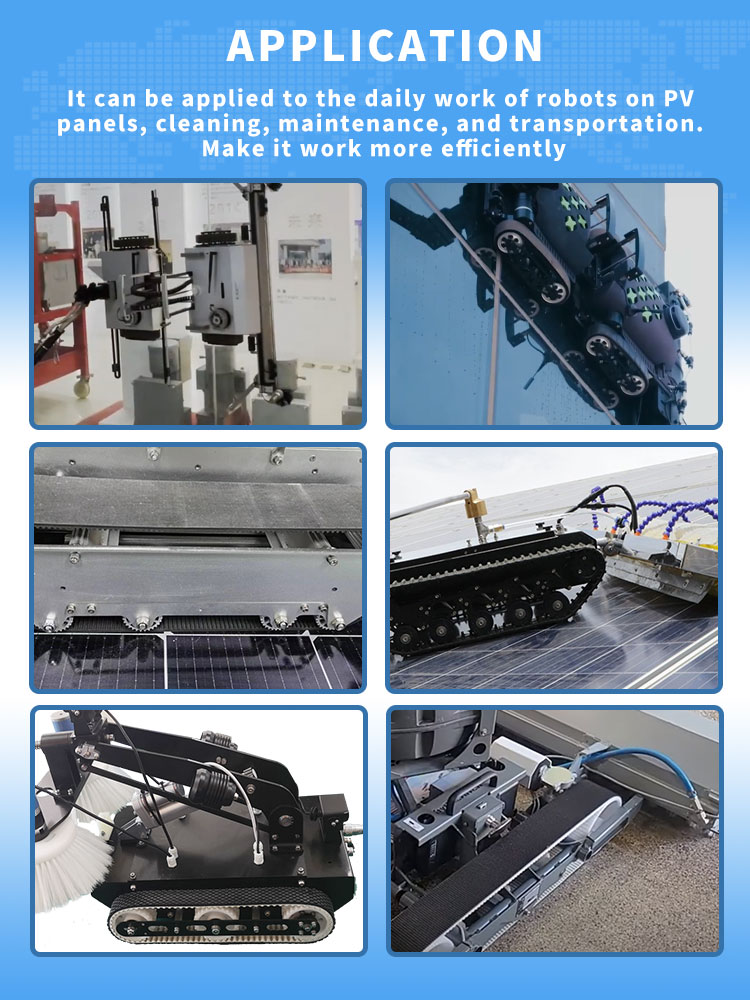 Yonghangbelt superior grip rubber timing track belts for Glass curtain wall Climbing cleaning robot 10