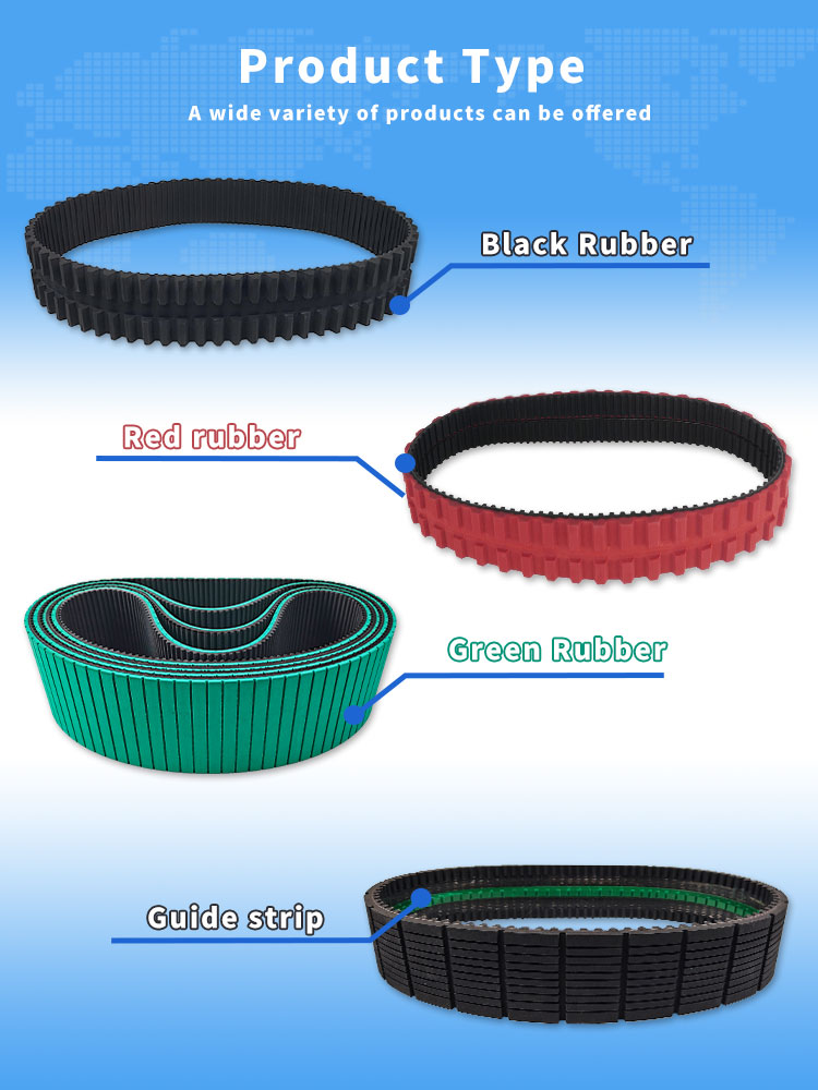 Yonghangbelt superior grip rubber timing track belts for Glass curtain wall Climbing cleaning robot 11