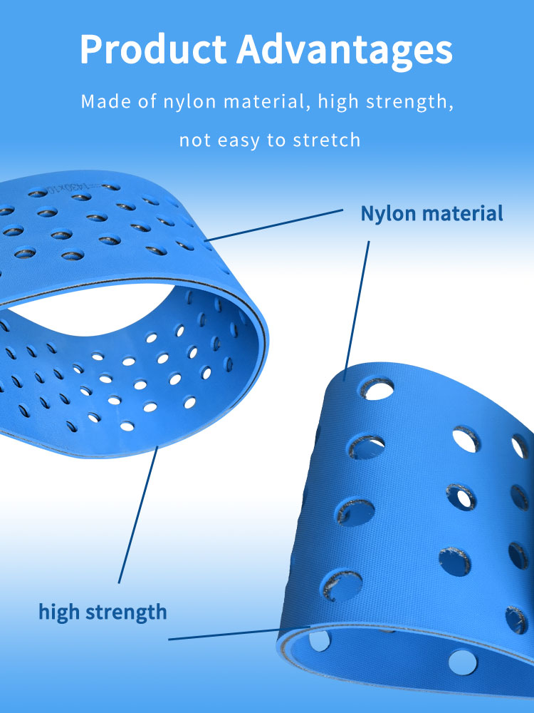 Custom Industrial flat drive belts for paper mounting machine belt 10