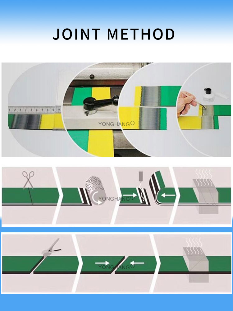 Blue Sheet base belt transmission drive belt polyamide plate based flat belt for folder gluer 10