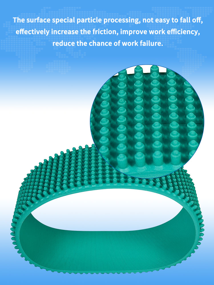 Yonghang 455-55-6mm Sorting paging machine stripe translucent friction feeding belts and pressing plate 12